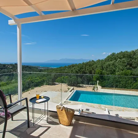 Sunset, Stunning In Corfu By Posarellivillas Villa Peritheia