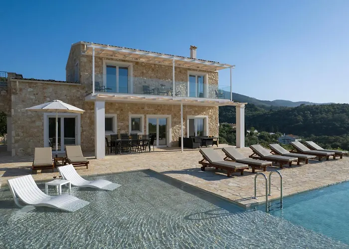 Villa Sunset, Stunning In Corfu By Posarellivillas Períthia