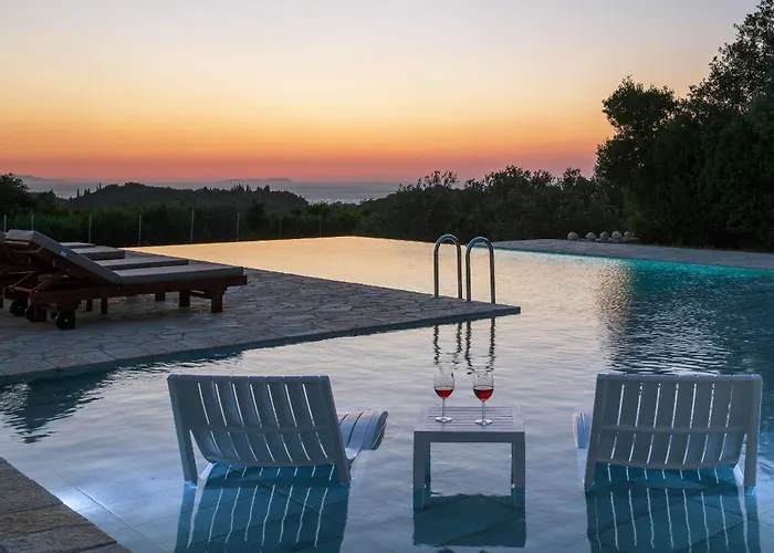 Villa Sunset, Stunning In Corfu By Posarellivillas *