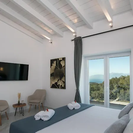 Sunset, Stunning In Corfu By Posarellivillas Villa Peritheia