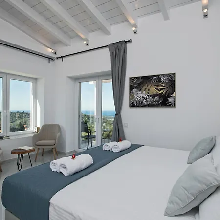 Sunset, Stunning In Corfu By Posarellivillas Villa